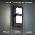 thumbnail image 4 of WAC Lighting Bandeau 22" LED 3000K Aluminum Indoor/Outdoor Wall Light in Black, 4 of 5