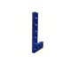 thumbnail image 1 of Scienceny Regla de ángulo Carpintería Metalurgia Ángulos de esquina Herramientas Calibrador de medición Aleación de aluminio en forma de L Medidores de medidas dimensionales Unidad inglesa Azul Scienceny TO009177-04, 1 of 6
