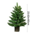 thumbnail image 3 of Artificial Norfolk Pine Potted Trees, Realistic Faux Christmas Greenery for Tabletop, Mantel, Entryway & Holiday or Year-Round Home Decor, 3 of 7