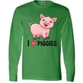 thumbnail image 3 of Inktastic I Love Piggies- Cute Pig Long Sleeve T-Shirt, 3 of 5