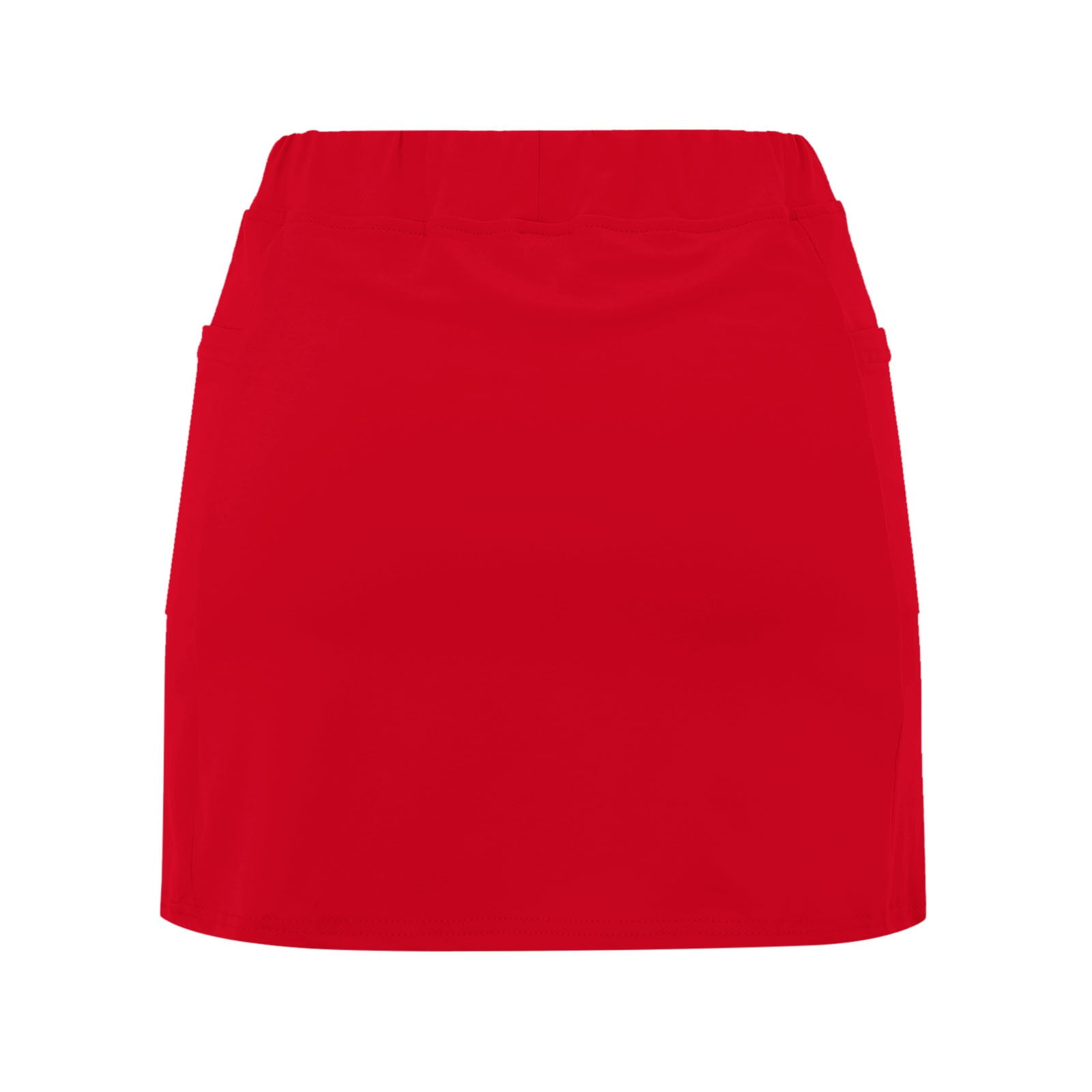 TINZ Womens Casual Solid Tennis Pocket Skirt Yoga Sport Active