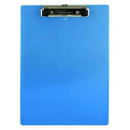2PACK Saunders 439 8-1/2" x 11" Clipboard 1/2", Ice Blue