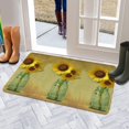 thumbnail image 5 of Vintage Sunflower Welcome Doormat for Indoor/Outdoor Entrance Vintage Sunflower Decoration Door Mat Kitchen Door Mat Bedroom Doormat 17x30 Inch, 5 of 6