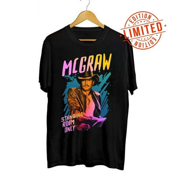 Tim McGraw Standing Room Only Tour 2024 Unisex T-Shirt All Size YH340