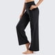 thumbnail image 4 of WILLBEST Pantalones de Yoga de Pierna Ancha Para Mujer, Pantalones Deportivos Elásticos de Cintura Alta Con Bolsillos, Pantalones de Entrenamiento Cómodos 8, 4 of 8