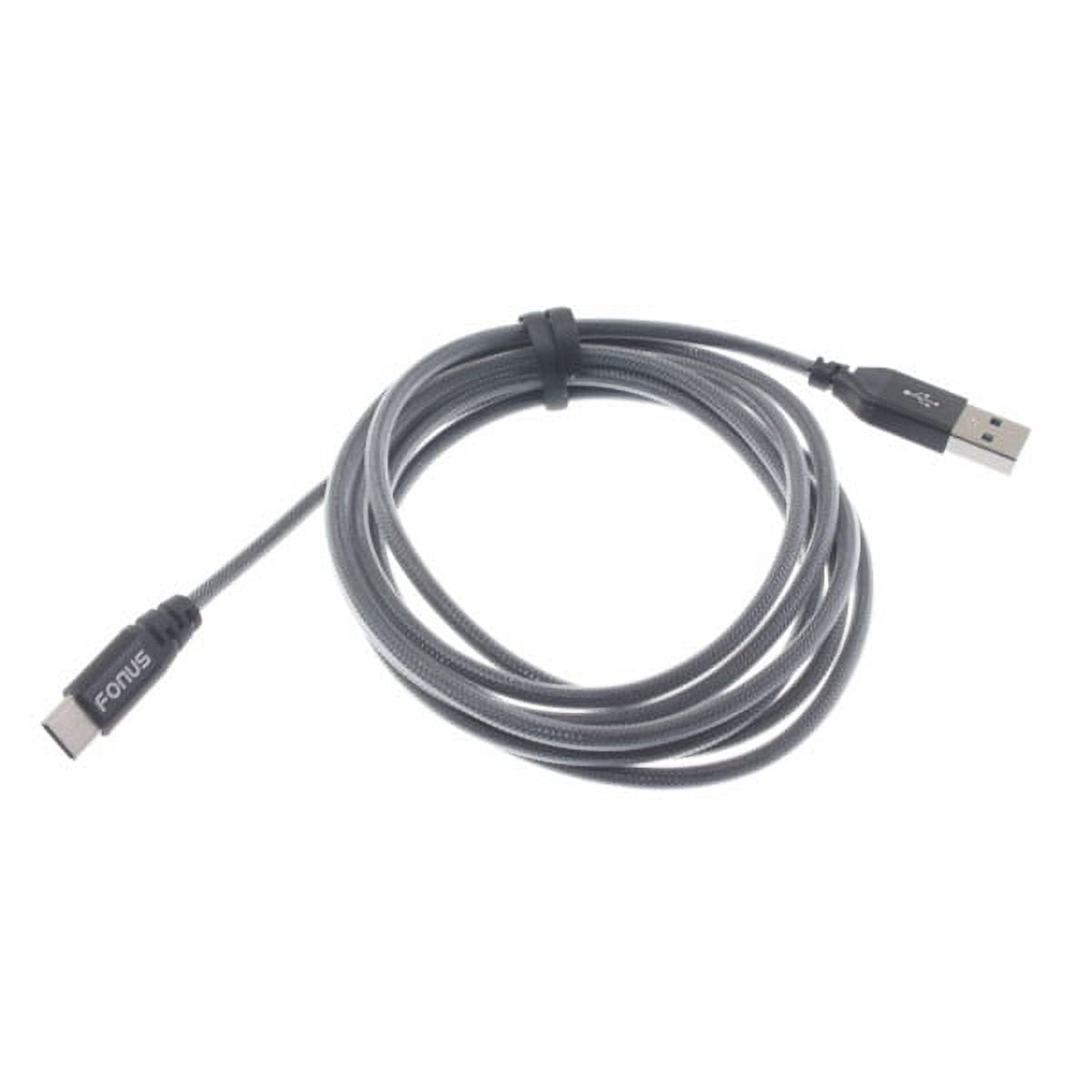 34W Home Charger w Type-C 6ft USB Cable P8J for Motorola Moto G7 Power Play G6 - Nokia 3.1, 7.1, 8, Plus - OnePlus 5T, 6, 6T, 7 Pro - Razer Phone 2 - RED Hydrogen One