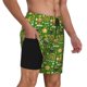 thumbnail image 2 of Balery traditional Irish colours Bañador para hombre, shorts de playa de secado rápido con entrepierna y forro de compresión-X-Large, 2 of 6