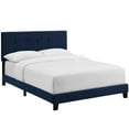thumbnail image 1 of Modway Amira Full Performance Velvet Bed in Midnight Blue, 1 of 8