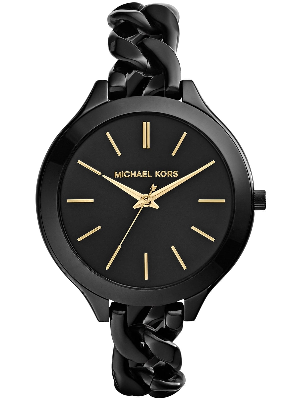 women's michael kors black watch