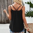 thumbnail image 5 of XFLWAM Tank Tops for Women Spaghetti Strap Tops V Neck Zipper Sleeveless Camisole Sexy Casual Summer Trendy Cami Shirts, 5 of 7