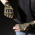 thumbnail image 4 of Tactics Fingerless gloves motorcycle riding mountaineering hiking hunting gloves, 4 of 5