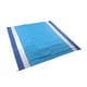 thumbnail image 2 of Colchoneta De Picnic Portátil, Impermeable, Plegable, A La Moda, De Gran Tamaño, Protección Contra La Arena, Colchoneta De Playa Para Viajes, Camping(宝蓝白条+中蓝), 2 of 14