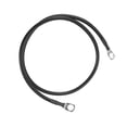 thumbnail image 1 of Cable de inversor de batería universal de 3/8" terminal 8 AWG negro 2.5 pies cable de batería cobre estañado 1 pc, 1 of 7