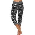 thumbnail image 1 of Innerwin Sport Trousers Drawstring Ladies Bottoms Running Elastic Waist Breathable Capri Pants Gray M, 1 of 6