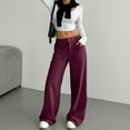 thumbnail image 5 of Corduroy Pants for Women Baggy High Waisted Trousers Wide Leg Elastic Waist Slacks with Pockets Casual Business Pant Palazzo Soft Cozy Bottoms Fashion Trendy Spring Fall Outfits 2026, 5 of 8