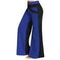 thumbnail image 3 of KaLI_store Yoga Pants with Pockets for Women Women's Capri Yoga Pants with Pockets Essential High Waisted Legging for Workout Blue,XXL, 3 of 4