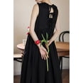 thumbnail image 3 of Robe d'Été Sans Manches à Col Rond Noir - Vêtements de Rue pour Femmes, Coupe Ample, Mode, Robes Formelles, 3 of 6