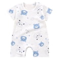 thumbnail image 1 of Akiihool Baby Girl Bodysuit Baby Girls Custom Newborn Infant Bodysuit with Name Customized Coming Home Outfit Shower Gift (Blue,18-24 Months), 1 of 4