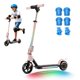 thumbnail image 1 of Honey Whale E11 Scooter Eléctrico Para Niños Luz Led 16km/h Rosa Claro, 1 of 8