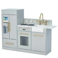 thumbnail image 1 of Teamson Kids Play Kitchen Roleplay Toy Little Chef Charlotte Modern Silver Grey / Gold, 1 of 7