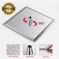 thumbnail image 3 of 12 Inch Rainfall Shower Head Solid Square Ultra Thin 304 Stainless Steel Polish Chrome 12 Inch Rain Shower Head,Waterfall Full Body Coverage with Silicone Nozzle, 3 of 8