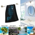thumbnail image 4 of Dreamtimes Funny Cheshire Cat 2 Piece Soft Fluffy Guest Decor Hand Towels, Multipurpose Decor for Bathroom, Hotel, Gym and Spa (14" x 28"), 4 of 5