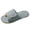 Gray, variant on HEWUQI Orthopedic Arch Support Slippers for Women Fuzzy Adjustable Strap Corduroy Memory Foam Slippers Ladies Furry Open Toe Gift Slides Gray Size 6