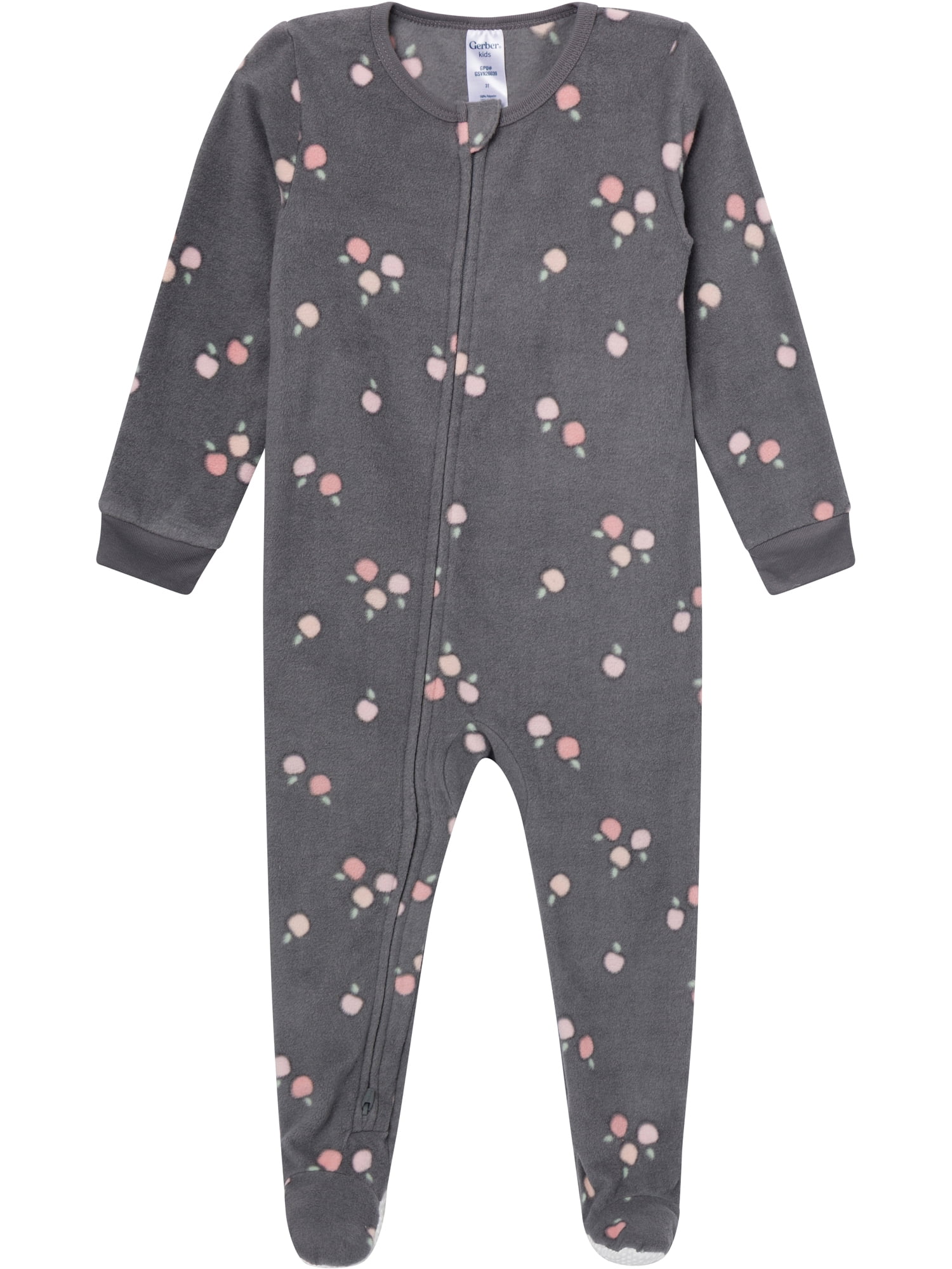 Gerber Baby and Toddler Neutral Microfleece 2-Way Zipper Blanket Sleeper Pajamas, 3-Pack, Sizes 0/3 Months - 5T