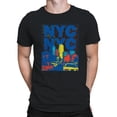 thumbnail image 2 of NYC Vibrant Cityscape Art Men's T-shirt, 2 of 3