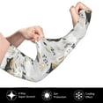 thumbnail image 3 of Easygdp Funny Animals Series Adult Ice Silk Sunscreen Arm Cover with Thumbhole, Cooling Compression Arm Cover for Running, 3 of 8