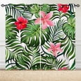 thumbnail image 2 of Landscape Curtains Nature Scenery Theme Window Drapes with Tropical Sunset Beach Stone Scene Design Print Pattern Rod Pocket Decor Curtains for Bedroom Living Room Office 2 Panels 52 x 84 Inch, 2 of 6