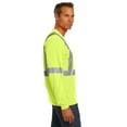 thumbnail image 3 of CornerStone ANSI 107 Class 2 Long Sleeve Safety T Shirt-2XL (Safety Yellow/ Reflective), 3 of 6