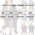 thumbnail image 3 of Zpanxa Winter Coats for Women Poncho Cape with Pom-pom Trim Casual Warm Wrap Navy Free Size, 3 of 5