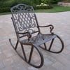 Oakland Living Mississippi Cast Aluminum Rocking Chair