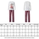 thumbnail image 2 of Conjunto navideño para padres e hijos Conjunto de ropa de dormir a cuadros con estampado de ciervos para el hogar (Mujer blanca-S) Tmvgtek Para estrenar, 2 of 6