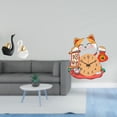 thumbnail image 2 of Estatua de cisne, escultura de animal de cerámica, figura de reloj de pared, silencioso, sin , adecuado para sala de estar, dormitorio, oficina,, 2 of 8