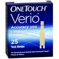 thumbnail image 2 of OneTouch Verio Blood Glucose Test Strips, 25 Count, 2 of 2