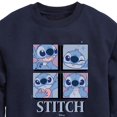 thumbnail image 3 of Disney - Lilo & Stitch - All The Expressions of Stitch - Toddler & Youth Crewneck Fleece Sweatshirt, 3 of 5