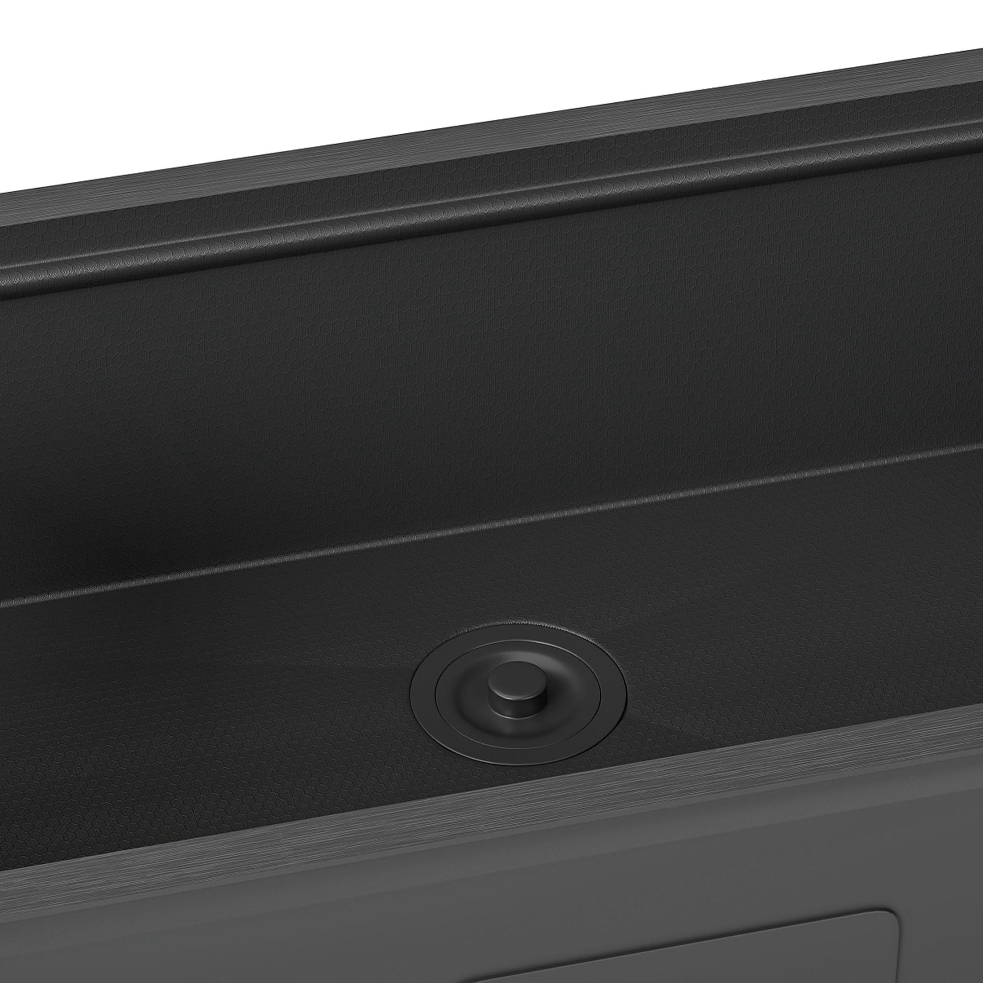 Uforic 32" Undermount Kitchen Sink Workstation, Gunmetal Black Stainless Steel Single Bowl w/ Accessories