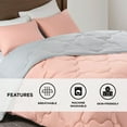 Comfort Spaces 3Piece Full/Queen Vixie Reversible Comforter Set
