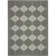 thumbnail image 2 of SAFAVIEH Veranda Medici Southwestern Indoor/Outdoor Area Rug, 5'3" x 7'7", Blue/Chocolate, 2 of 8