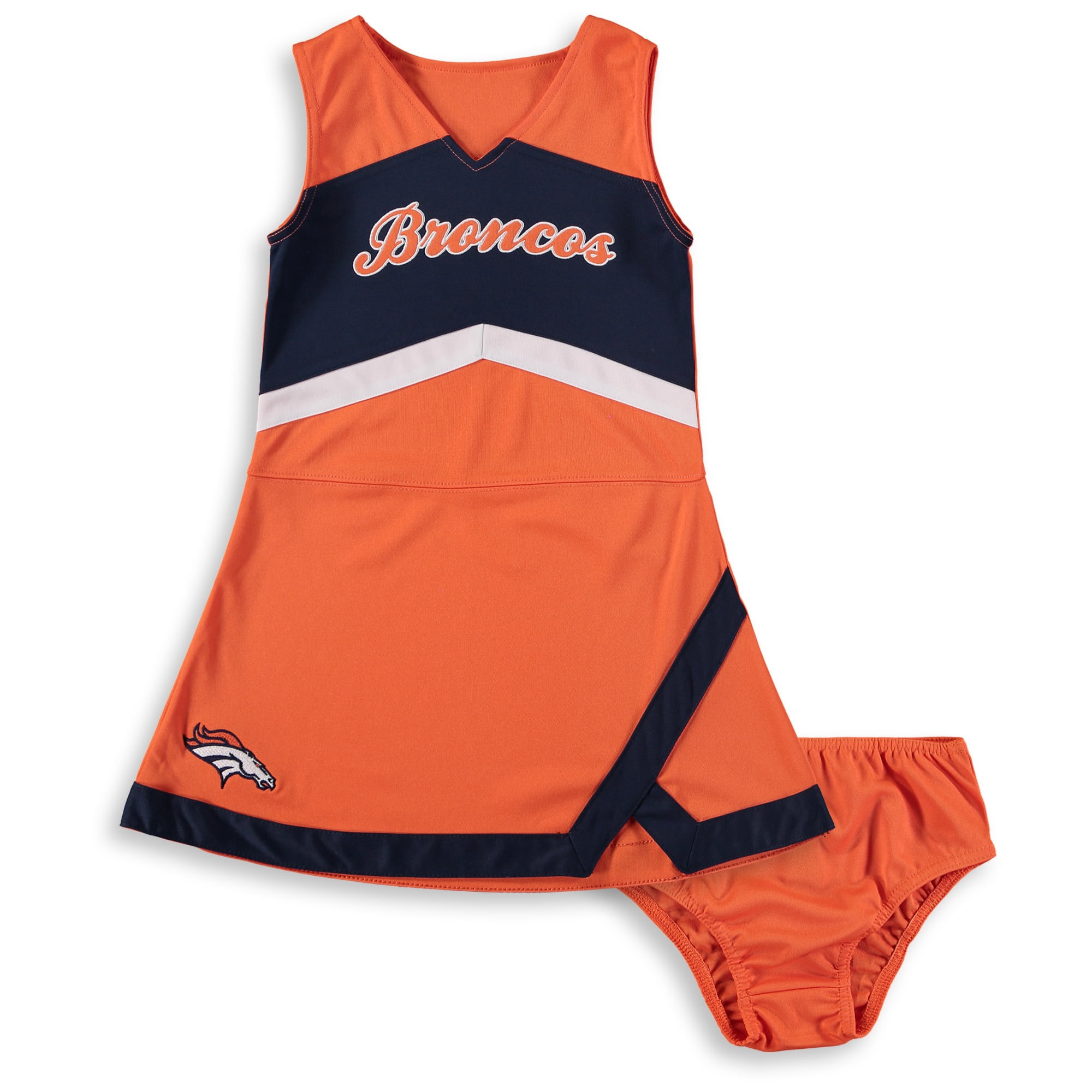 NFL by Outerstuff NFL Girls Kids /& Youth Girls Cheer Captain Jumper Dress