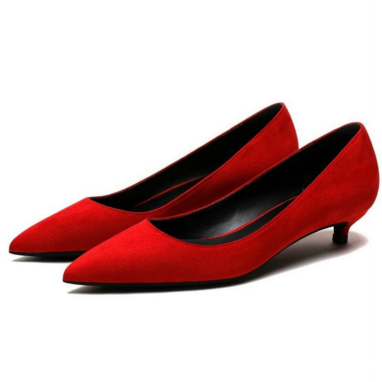 Red evening clearance pumps