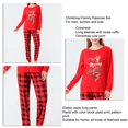 thumbnail image 3 of Christmas Family Set, Elastic Waist Long Sleeves Color Block Christmas Family Sleepwear Set  For Home For Women ANGGREK Estampado navideño MUJER L, 3 of 6