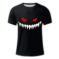 thumbnail image 5 of Awdenio T Shirts for Man Ghost Shirt Loose Fit Round Neck Cute Funny Tee Halloween Party Short Sleeve Tops, 5 of 5