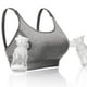 thumbnail image 1 of Extractores de leche ajustables Pumping Bra Momcozy, grises, talla M, 1 of 6