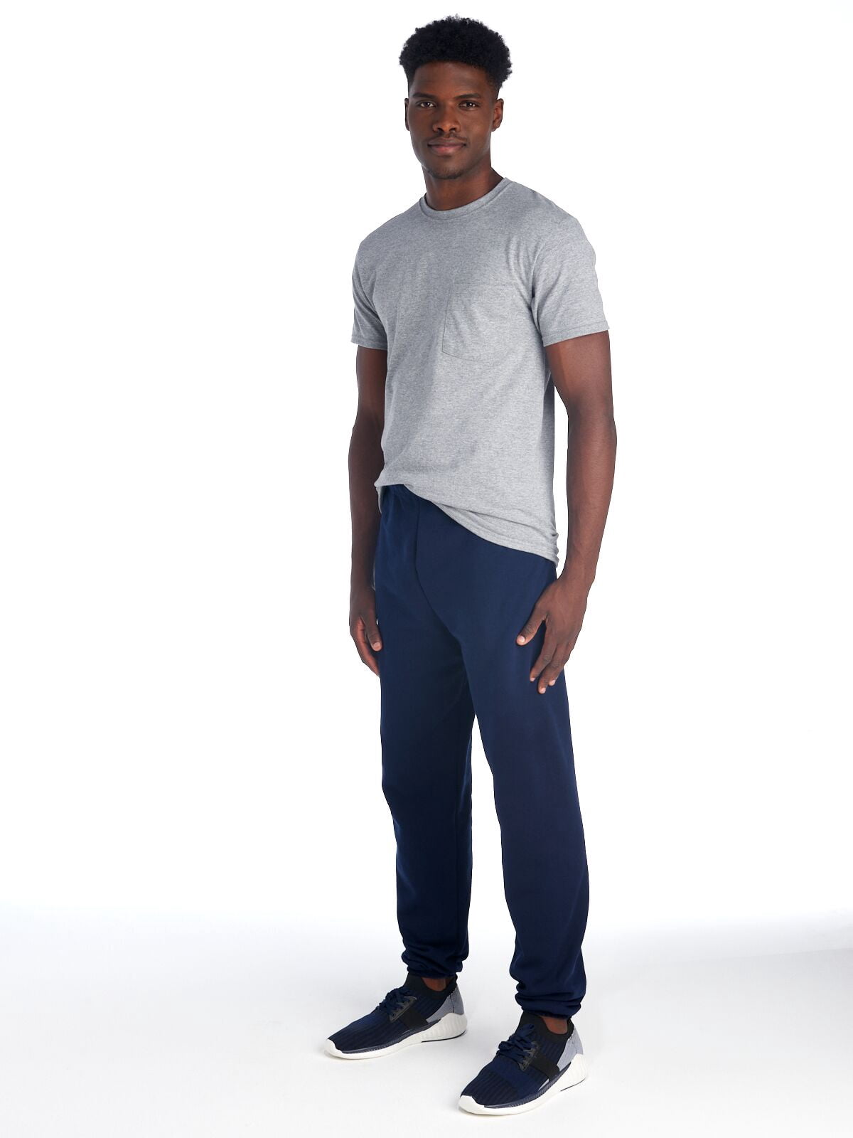 Jerzees Men's NuBlend Fleece Elastic Bottom Sweatpants, Sizes S-3XL