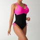 thumbnail image 5 of Trajes de baño de una pieza para mujer, conjuntos de bikini sin espalda con frenillo y cordón de moda con bloques de color para mujer, traje de baño para mujer, 5 of 6