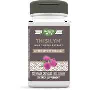 Nature's Way Thisilyn Standardardized Milk Thistle Extract, Supports Liver Function*, 100 Capsules
