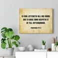 thumbnail image 4 of Scripture Walls  Wise Man Proverbs 29:11 Bible Verse Canvas Christian Wall Art Ready to Hang Unframed, 4 of 6